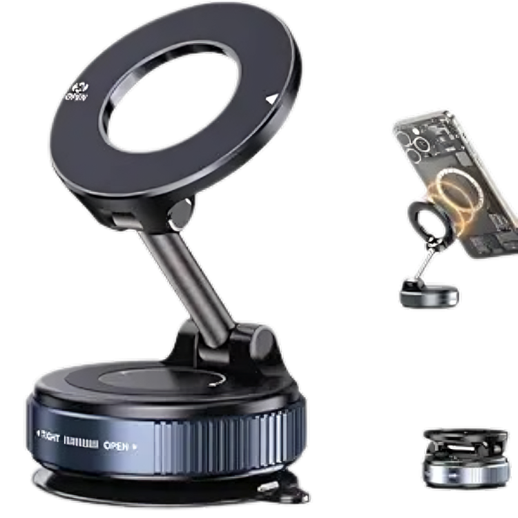 Vacuum Suction Magnetic Holder (Strong Hold, No Drilling)