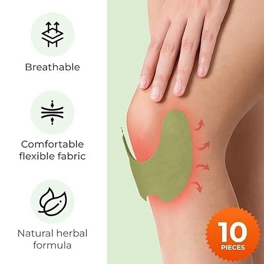 Herbal Knee Pain Relief Patches (Pack of 10)