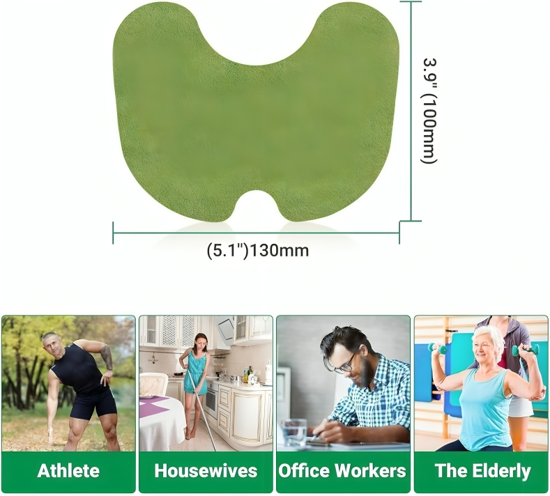 Herbal Knee Pain Relief Patches (Pack of 10)