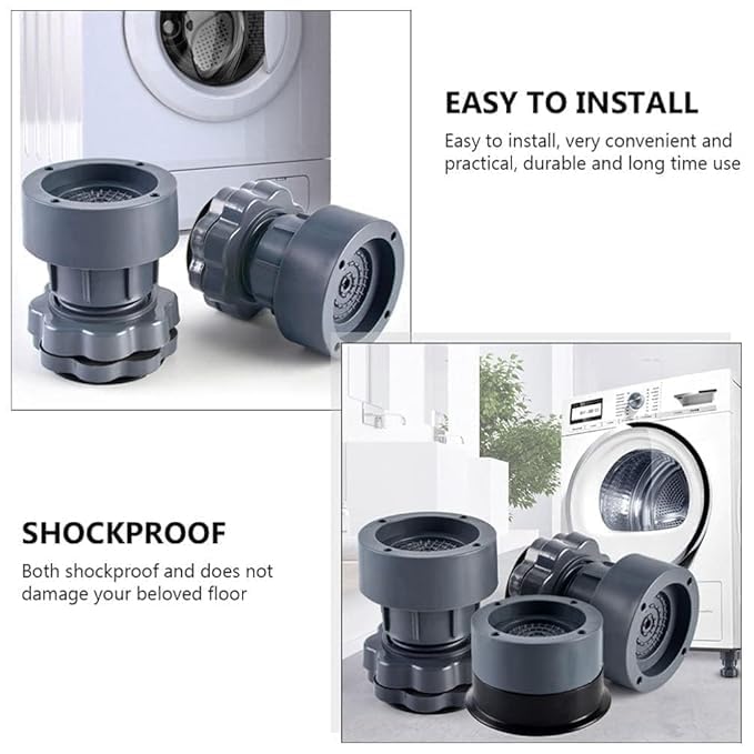 Anti-Vibration Washing Machine Pads (4Pics)