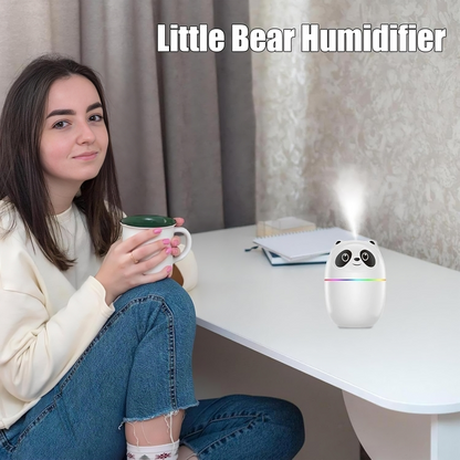 Panda Cool Mist Humidifier – 7 Colors for Calm, Easier Breathing
