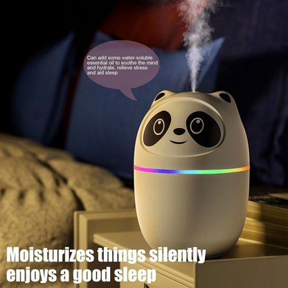 Panda Cool Mist Humidifier – 7 Colors for Calm, Easier Breathing