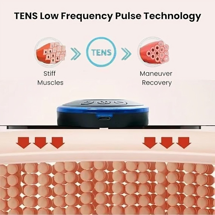 Electric full body Massager - Blood Circulation, Pain Relief with 8 Modes & 19 Strength Levels.
