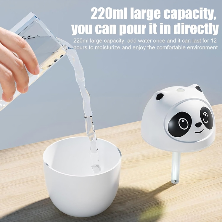 Panda Cool Mist Humidifier – 7 Colors for Calm, Easier Breathing